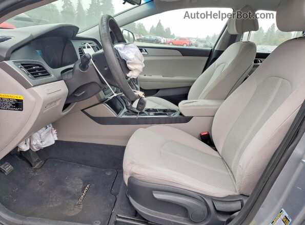 5NPE24AFXGH322474 2016 HYUNDAI SONATA Blue Widok wnętrza z przodu