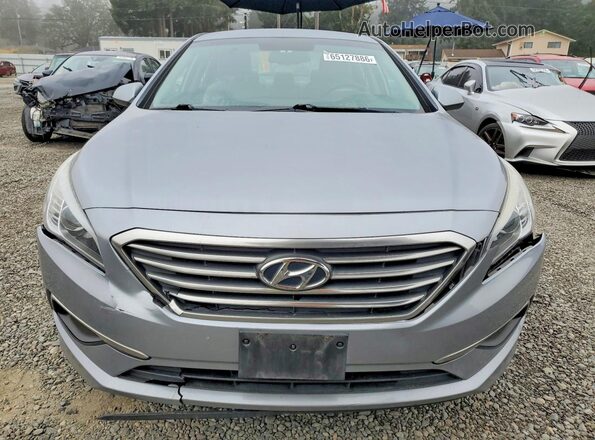 5NPE24AFXGH322474 2016 HYUNDAI SONATA Blue Widok z przodu