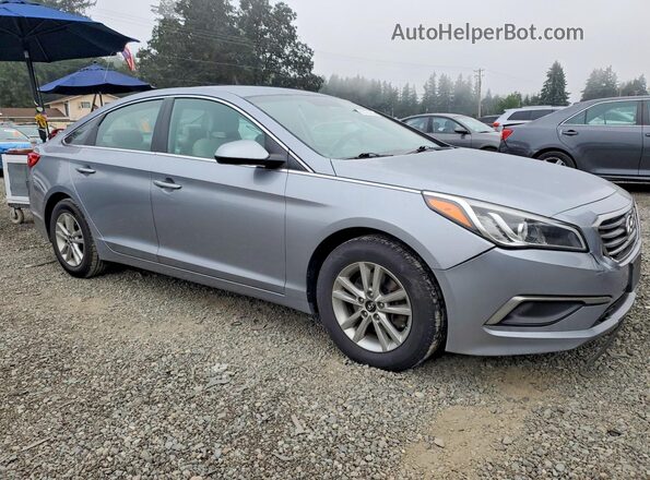 5NPE24AFXGH322474 2016 HYUNDAI SONATA Blue Przód prawy