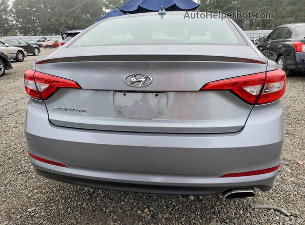 5NPE24AFXGH322474 2016 HYUNDAI SONATA Blue Widok z tyłu
