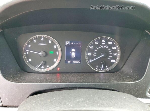 5NPE24AFXGH322474 2016 HYUNDAI SONATA Blue Widok zestawu wskaźników