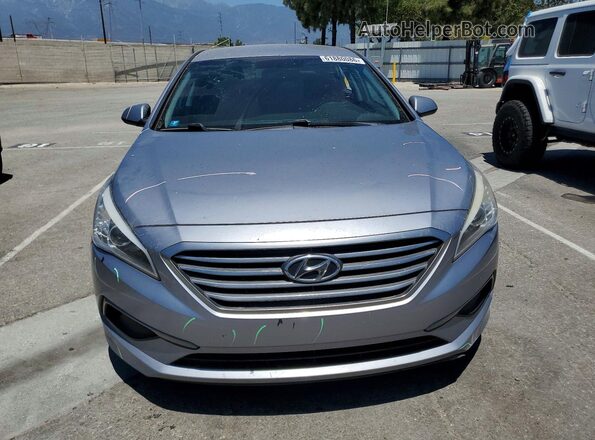 5NPE24AFXGH334348 2016 HYUNDAI SONATA Silver წინა ხედი