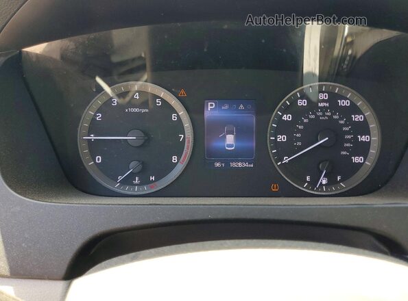 5NPE24AFXGH334348 2016 HYUNDAI SONATA Silver ხელსაწყოთა პანელის ხედი