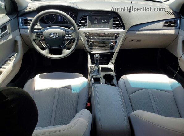 5NPE24AFXGH334348 2016 HYUNDAI SONATA Silver წინა პანელის ხედი
