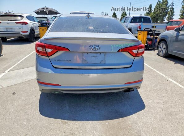 5NPE24AFXGH334348 2016 HYUNDAI SONATA Silver უკანა ხედი