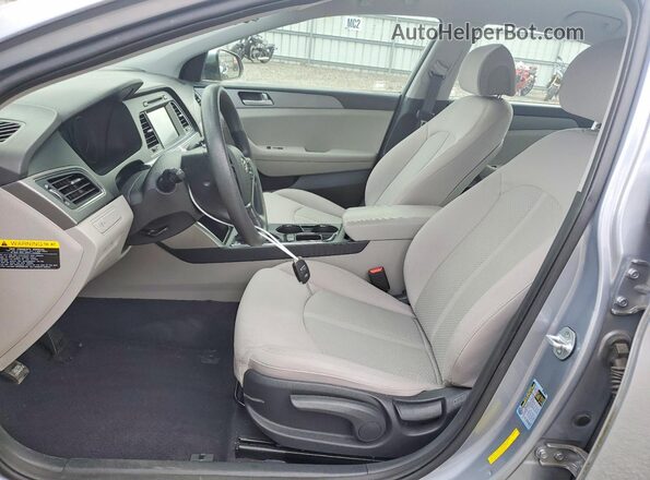 5NPE24AFXGH341705 2016 HYUNDAI SONATA Silver Вид наклейки з VIN-кодом