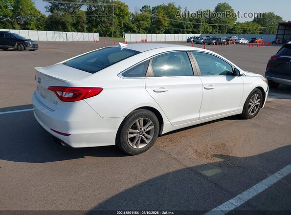 5NPE24AFXGH350517 2016 HYUNDAI SONATA White Tył prawy