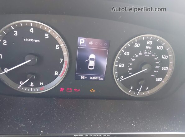 5NPE24AFXGH350517 2016 HYUNDAI SONATA White Widok tylnych siedzeń