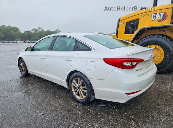 5NPE24AFXGH357600 2016 HYUNDAI SONATA White Rear left