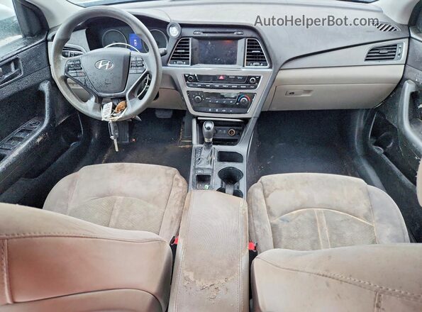 5NPE24AFXGH357600 2016 HYUNDAI SONATA White Dashboard view