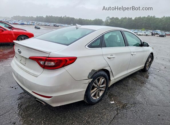 5NPE24AFXGH357600 2016 HYUNDAI SONATA White Rear right