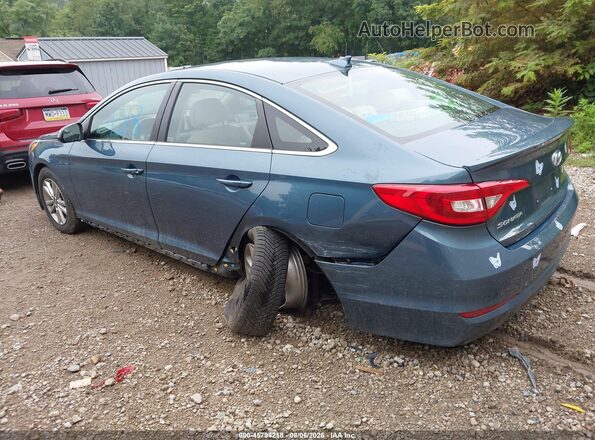 5NPE24AFXGH377765 2016 HYUNDAI SONATA Blue Tył lewy