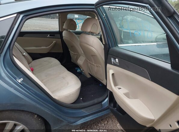 5NPE24AFXGH377765 2016 HYUNDAI SONATA Blue Widok naklejki z numerem VIN