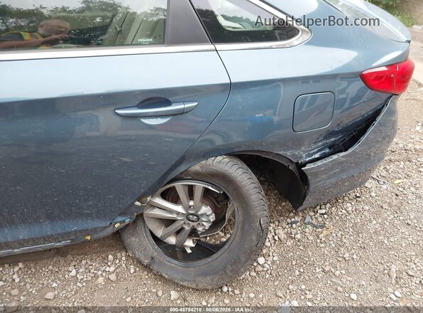 5NPE24AFXGH377765 2016 HYUNDAI SONATA Blue Widok z przodu