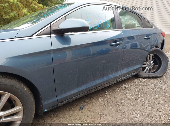 5NPE24AFXGH377765 2016 HYUNDAI SONATA Blue Widok wnętrza z tyłu