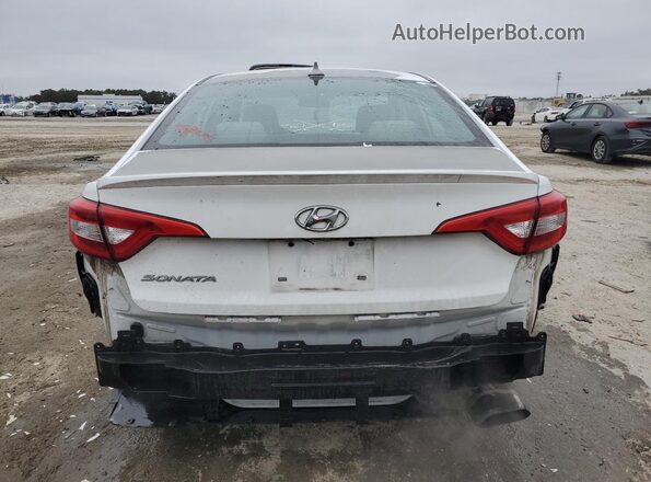 5NPE24AFXGH402440 2016 HYUNDAI SONATA White Հետևի տեսք