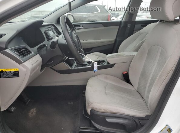 5NPE24AFXGH402440 2016 HYUNDAI SONATA White Սալոնի դիմացի տեսք