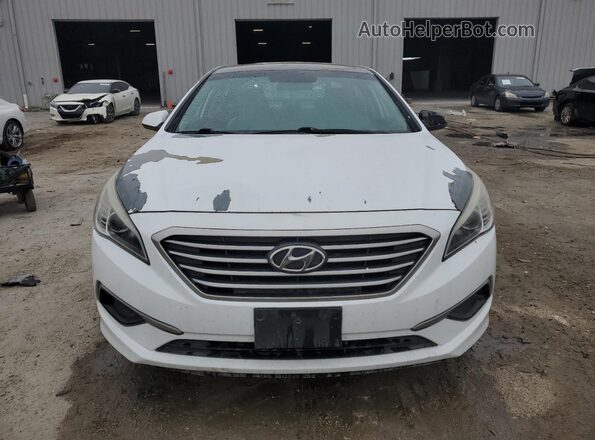 5NPE24AFXGH402440 2016 HYUNDAI SONATA White Դիմացի տեսք