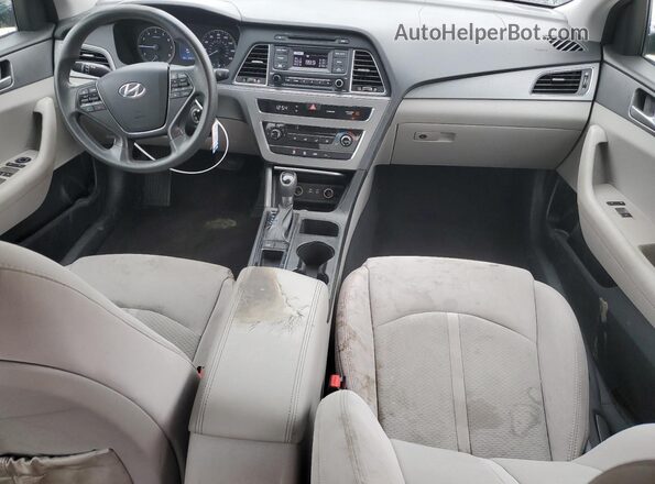 5NPE24AFXGH402440 2016 HYUNDAI SONATA White Առջևի վահանակի տեսք