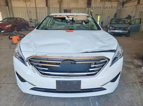 5NPE24AFXHH482162 2017 HYUNDAI SONATA White Front view