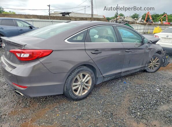 5NPE24AFXHH483487 2017 HYUNDAI SONATA Gray Задня права чверть