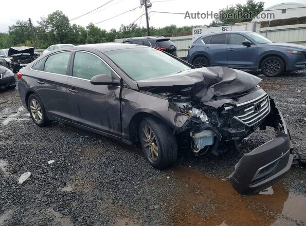 5NPE24AFXHH483487 2017 HYUNDAI SONATA Gray Передня права чверть