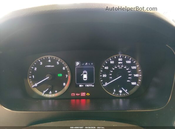 5NPE24AFXHH485496 2017 HYUNDAI SONATA Silver უკანა სავარძლების ხედი