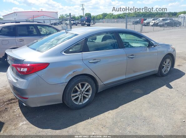 5NPE24AFXHH486454 2017 HYUNDAI SONATA Серебряный Задняя правая четверть
