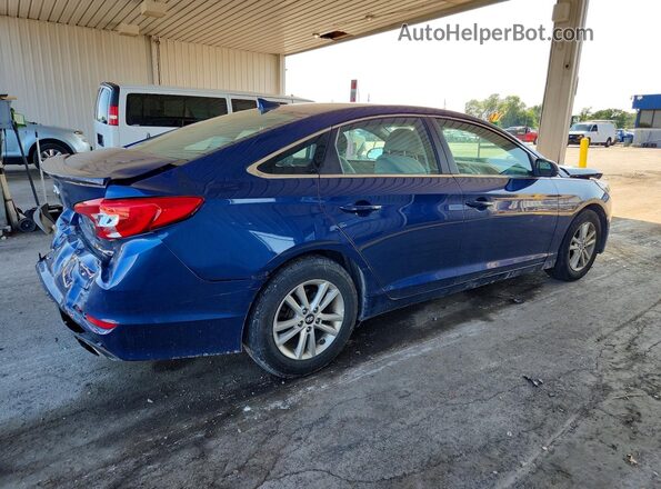 5NPE24AFXHH488608 2017 HYUNDAI SONATA Blue Tył prawy