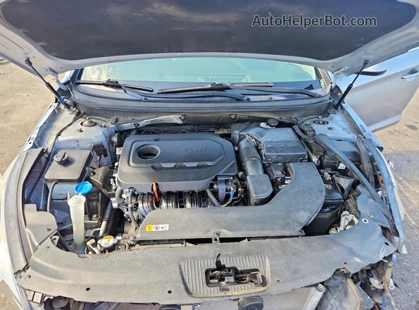 5NPE24AFXHH491461 2017 HYUNDAI SONATA Silver Vista interior trasera