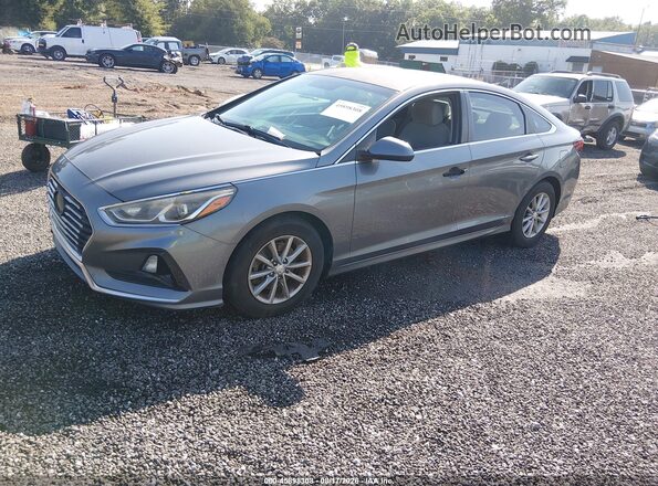 5NPE24AFXJH613290 2018 HYUNDAI SONATA Серый Передняя левая четверть