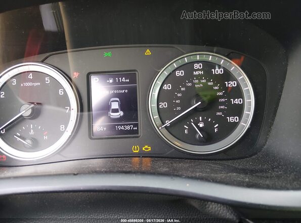 5NPE24AFXJH613290 2018 HYUNDAI SONATA Серый Вид задних сидений