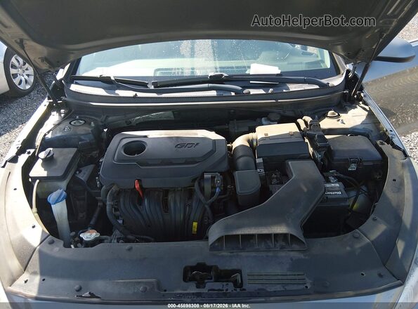5NPE24AFXJH613290 2018 HYUNDAI SONATA Серый Вид сзади