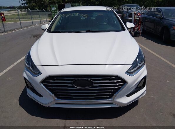 5NPE24AFXJH619753 2018 HYUNDAI SONATA White Դիմացի տեսք