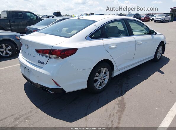 5NPE24AFXJH619753 2018 HYUNDAI SONATA White Հետևի աջ
