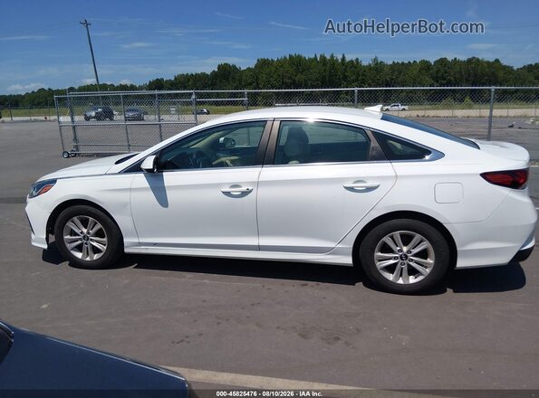 5NPE24AFXJH619753 2018 HYUNDAI SONATA White Սալոնի 360 աստիճան տեսք
