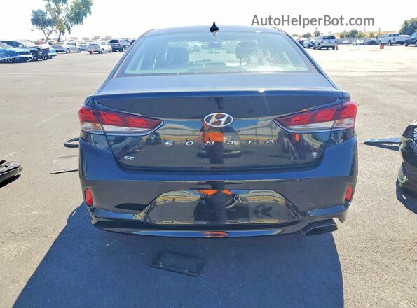 5NPE24AFXJH676549 2018 HYUNDAI SONATA Black Rear view