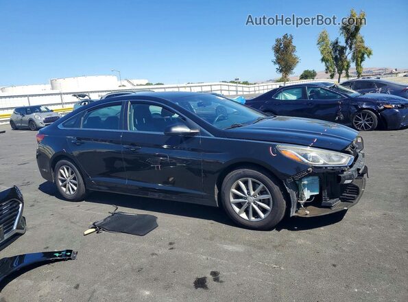 5NPE24AFXJH676549 2018 HYUNDAI SONATA Black Front right