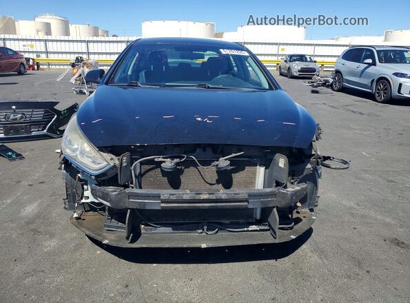 5NPE24AFXJH676549 2018 HYUNDAI SONATA Black Front view