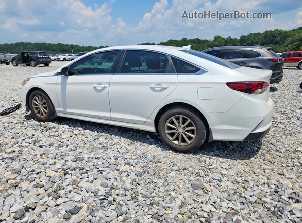 5NPE24AFXJH680679 2018 HYUNDAI SONATA White Trasero izquierdo
