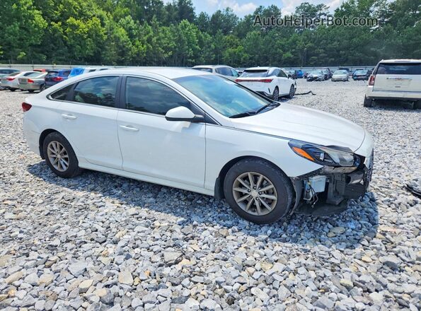 5NPE24AFXJH680679 2018 HYUNDAI SONATA White Delantero derecho