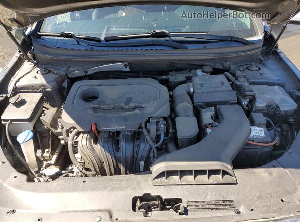 5NPE24AFXJH716791 2018 HYUNDAI SONATA Gray Սալոնի հետևի տեսք