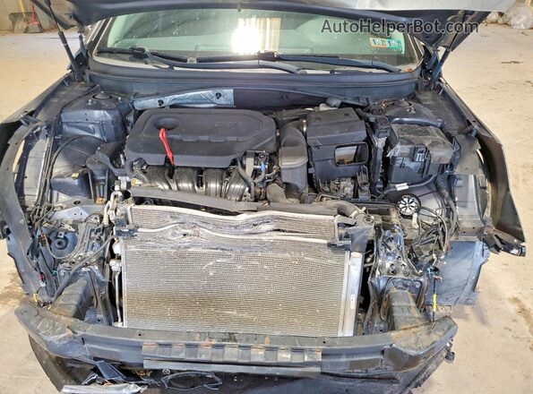 5NPE24AFXJH726222 2018 HYUNDAI SONATA Gray უკანა სალონის ხედი