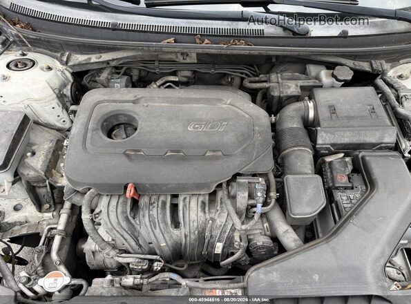 5NPE24AFXKH734029 2019 HYUNDAI SONATA Белый Вид сзади