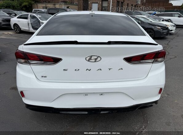 5NPE24AFXKH734029 2019 HYUNDAI SONATA Белый Вид щитка приборов
