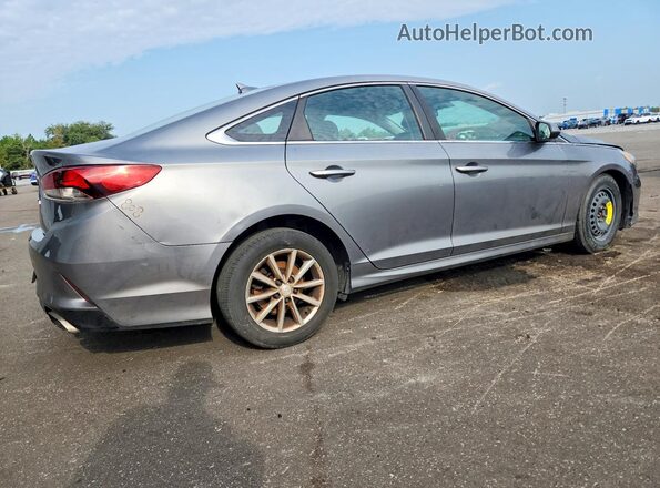 5NPE24AFXKH766267 2019 HYUNDAI SONATA Gray Դիմացի տեսք