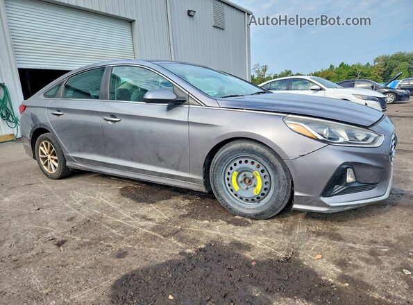 5NPE24AFXKH766267 2019 HYUNDAI SONATA Gray Սալոնի դիմացի տեսք