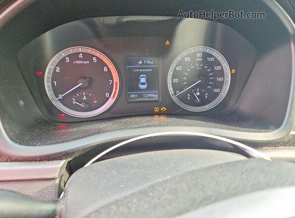 5NPE24AFXKH766267 2019 HYUNDAI SONATA Gray 