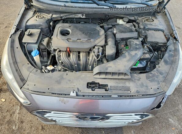 5NPE24AFXKH766267 2019 HYUNDAI SONATA Gray 