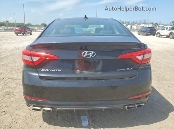 5NPE34AB1HH520064 2017 HYUNDAI SONATA Black Vista trasera